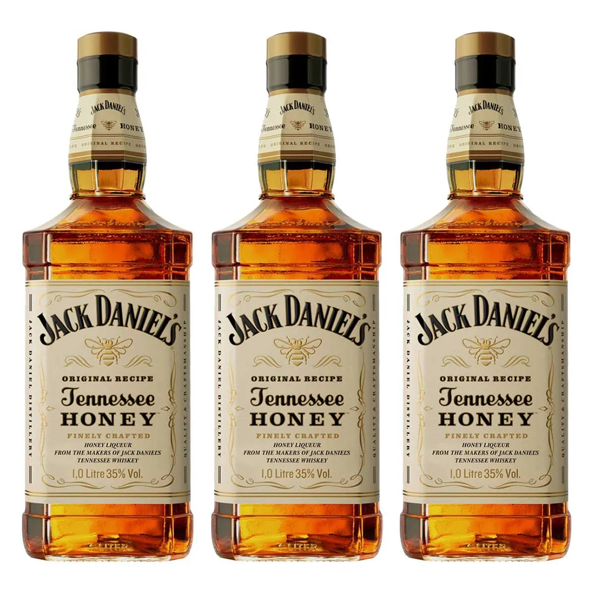 Jack Daniel's Tennessee Honey 1L 3 Unidades