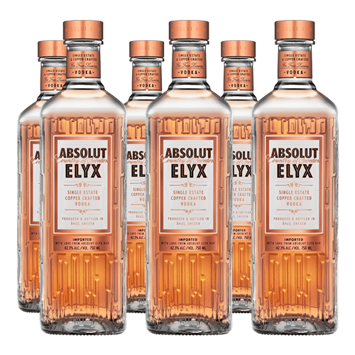 Absolut Elyx 750 ml (6 Uni.)