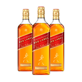 Whisky Johnnie Walker Red Label 1L 3 Unidades