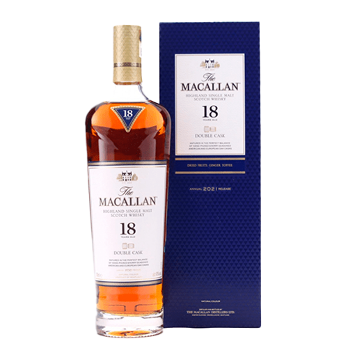 Whisky The Macallan Double Cask 18 Anos Single Malt 700ml