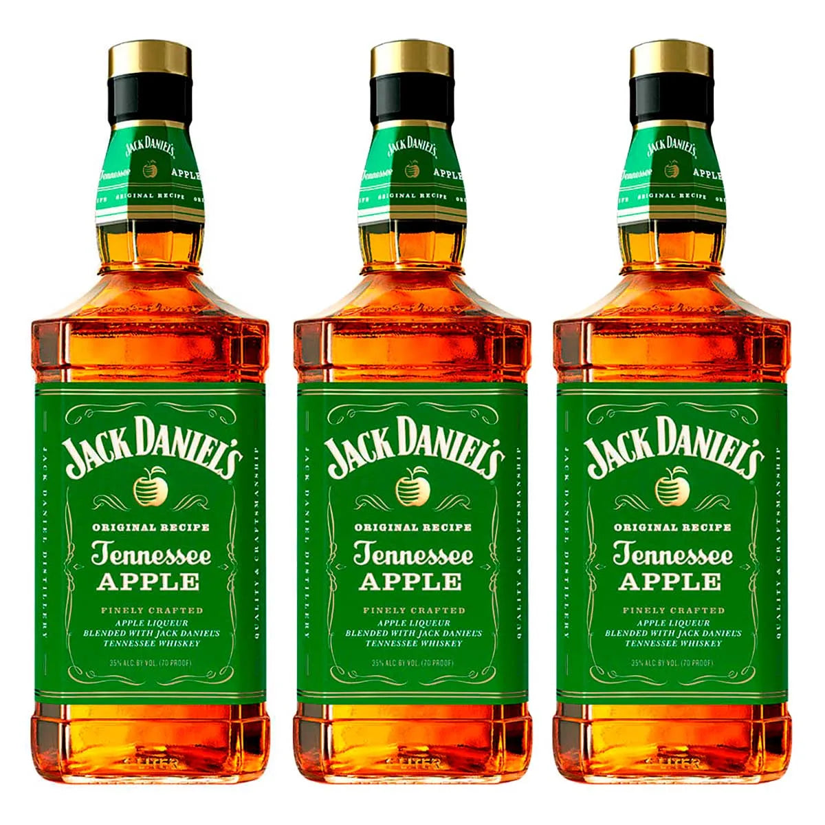 Whisky Jack Daniel's Americano 5 Anos Apple 1L 3 Unidades